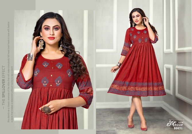 Mayra Maaza 6 Ethnic Wear Wholesale Anarkali Kurti Catalog
